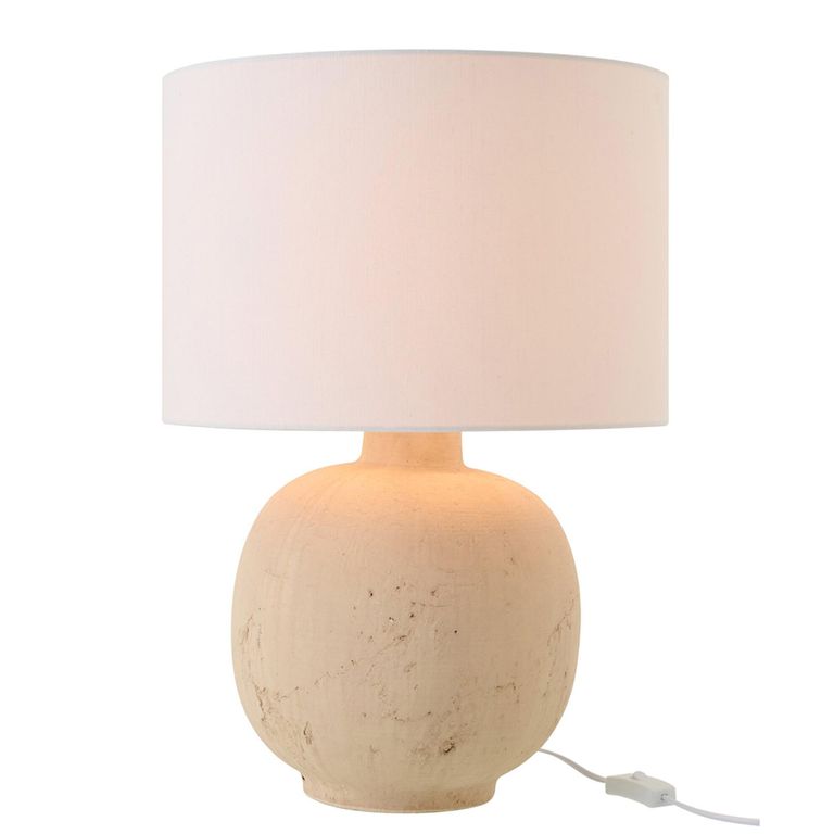 Ball Table Lamp - Beige - Ceramic