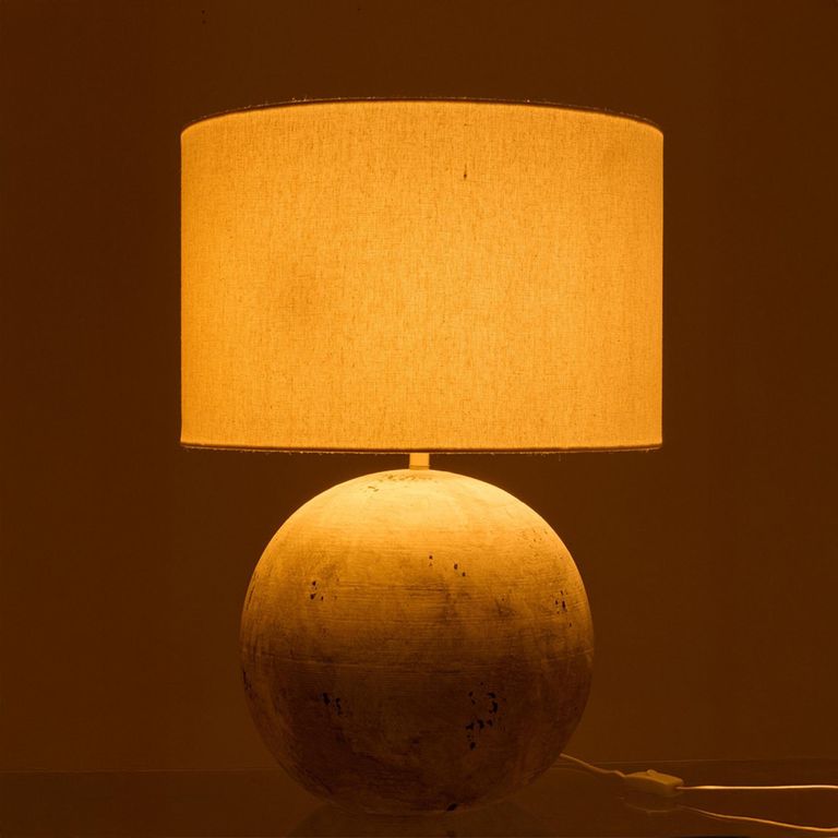 Ball Table Lamp - Grey - Ceramic