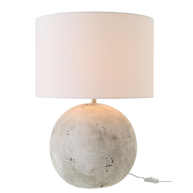 Ball Table Lamp - Grey - Ceramic