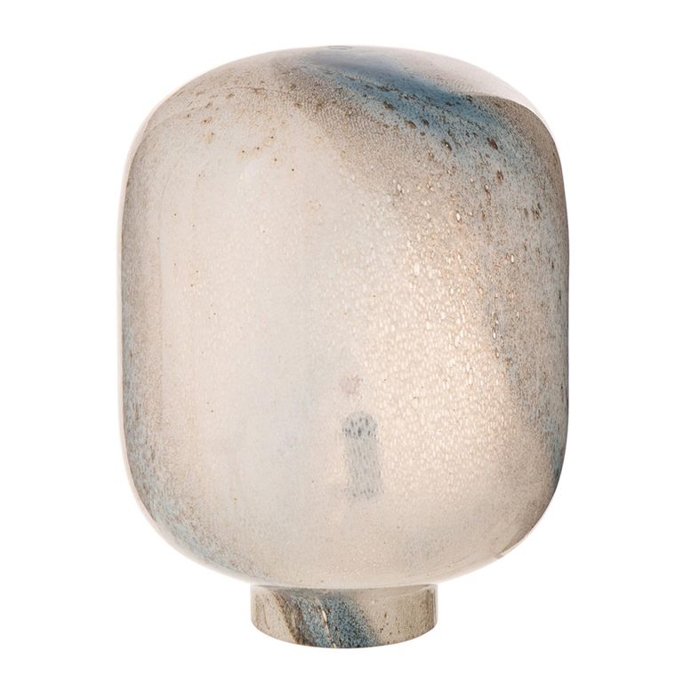 Bola Table Lamp - Blue and White - Glass