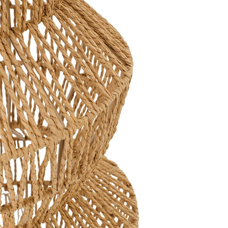Floor Lamp - Natural - Rope and Metal