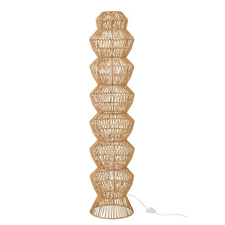 Floor Lamp - Natural - Rope and Metal