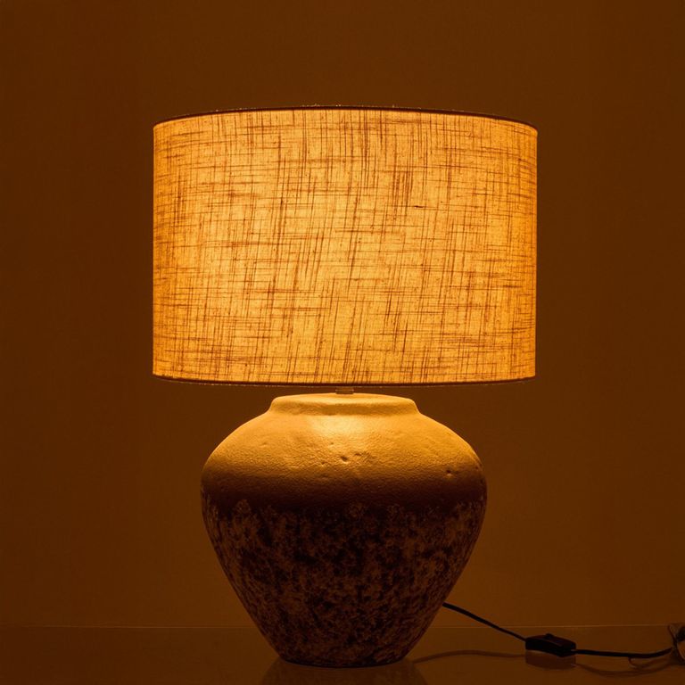 Jules Table Lamp - Dark Grey - Ceramic