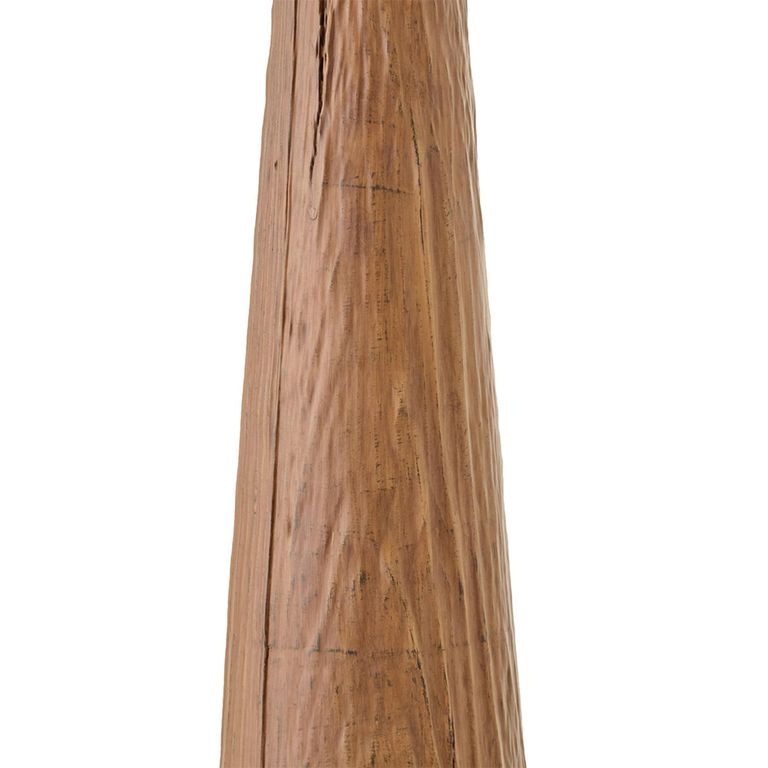 Melina Floor Lamp - Conical Base - Dark Brown - Ceramic