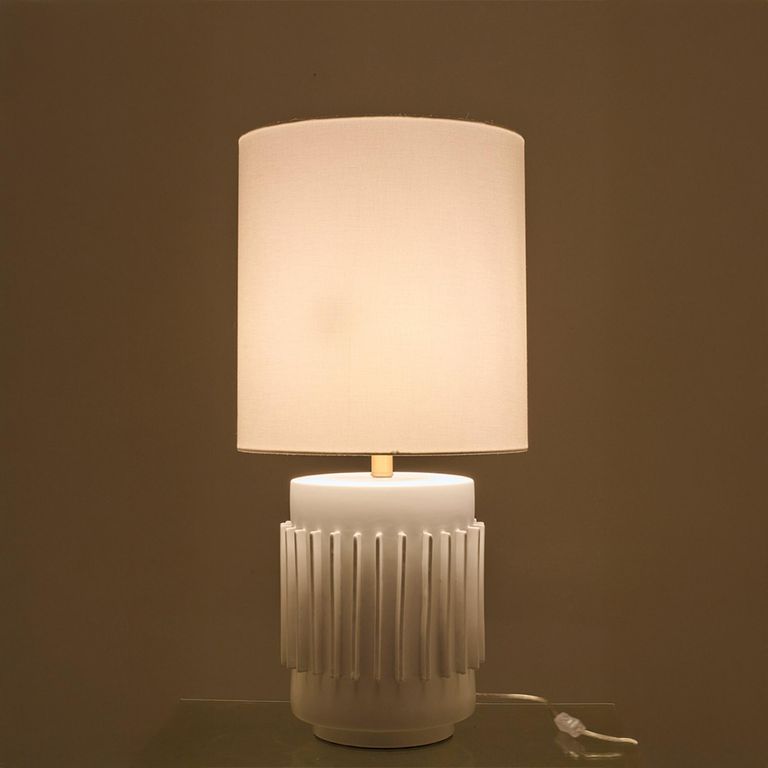 Table Lamp - White - Ceramic