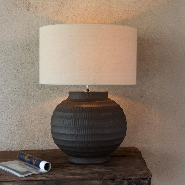 Table Lamp - Terracotta Brown - Ceramic