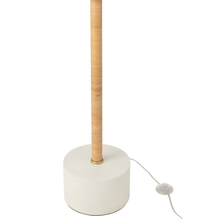 Coconut Tree Floor Lamp - Small - Natural - Cane Webbing and Metal