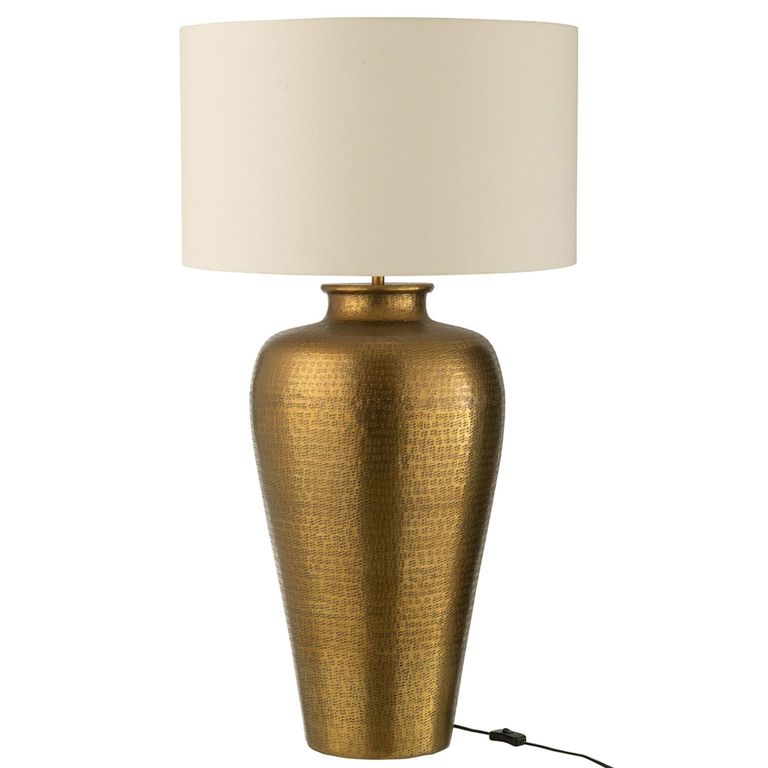 House Table Lamp - Cylinder - Gold - Aluminium
