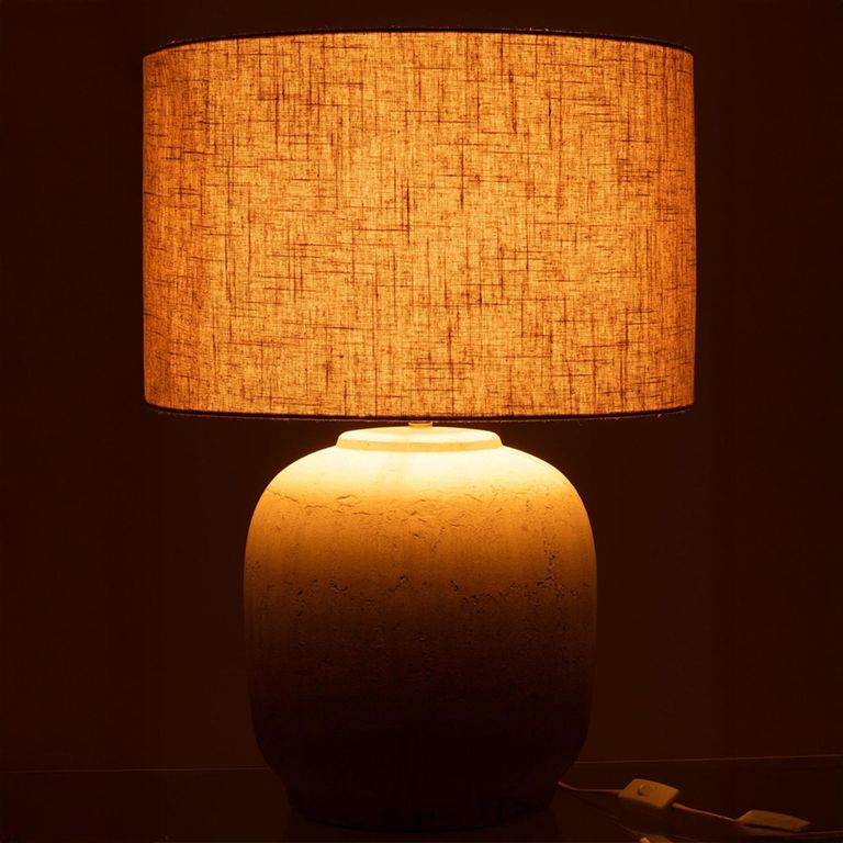 Mia Table Lamp - Terracotta Beige - Ceramic