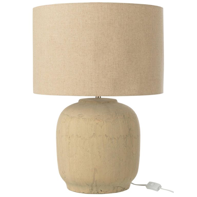 Mia Table Lamp - Terracotta Beige - Ceramic