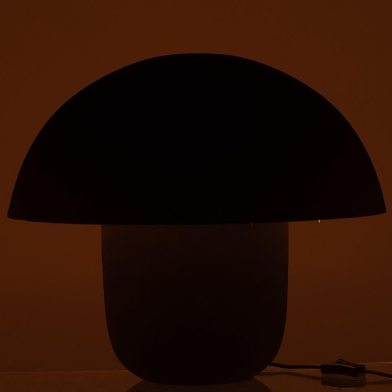 Mushroom Table Lamp - Large - Black - Metal