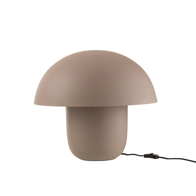 Mushroom Table Lamp - Large - Taupe - Metal