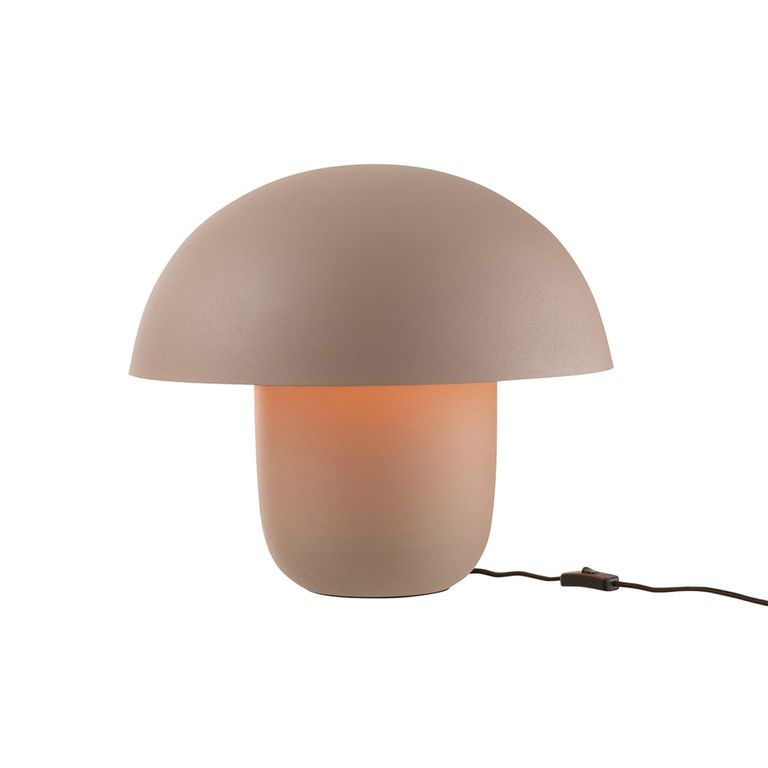 Mushroom Table Lamp - Large - Taupe - Metal
