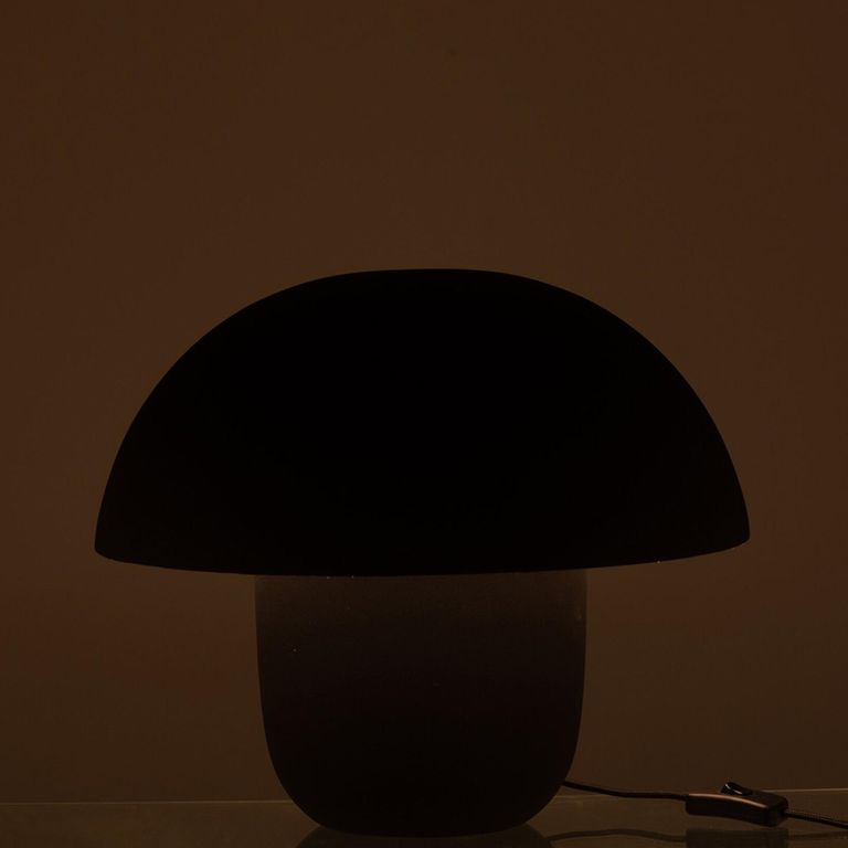 Mushroom Table Lamp - Medium - Black - Metal
