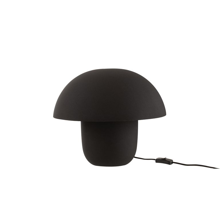 Mushroom Table Lamp - Medium - Black - Metal