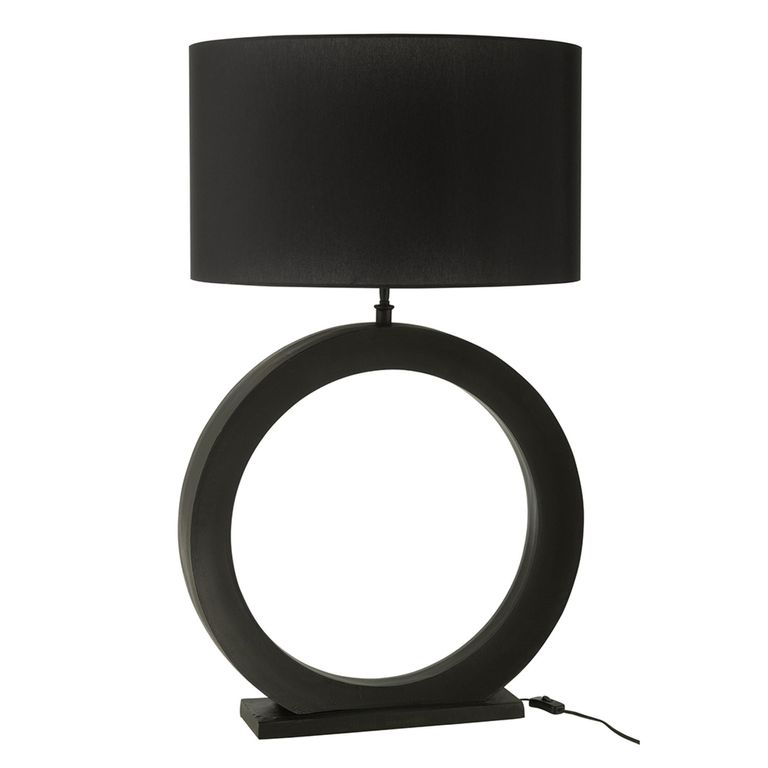 Table Lamp - Round - Black - Aluminium