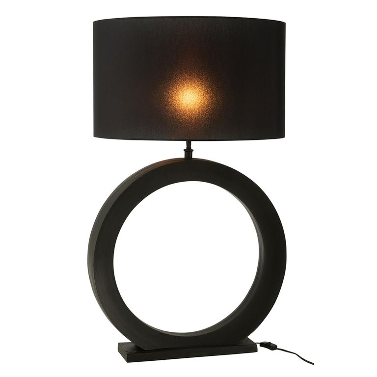 Table Lamp - Round - Black - Aluminium