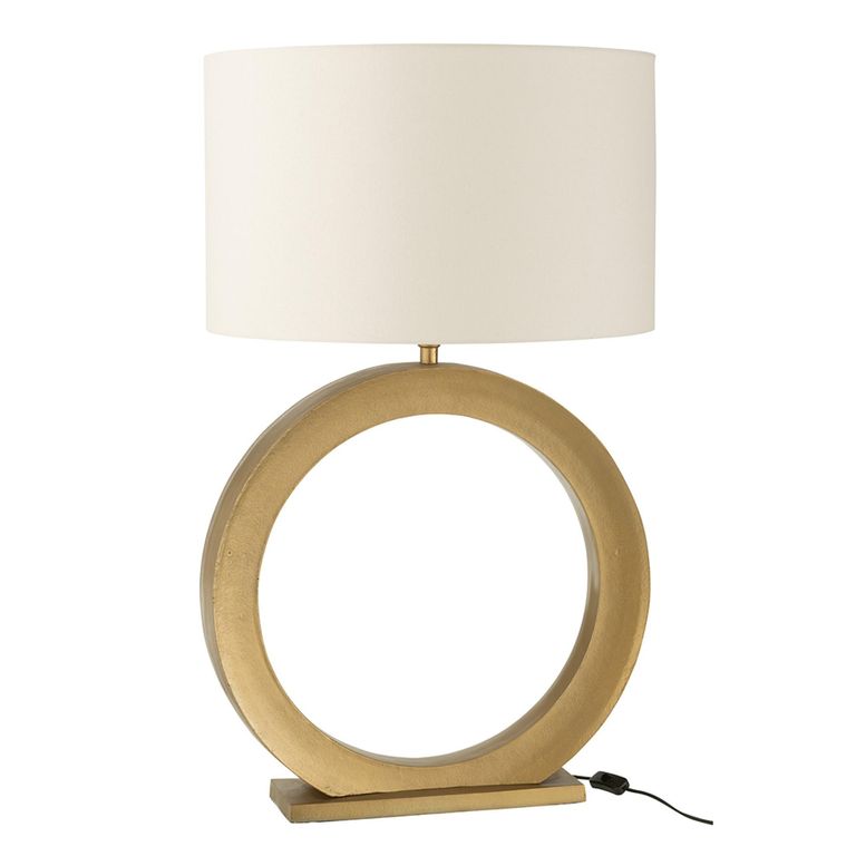 Table Lamp - Round - Gold - Aluminium