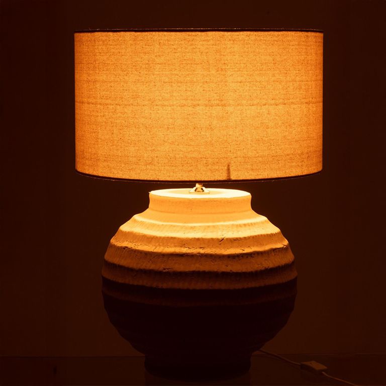 Table Lamp - Terracotta Beige - Ceramic