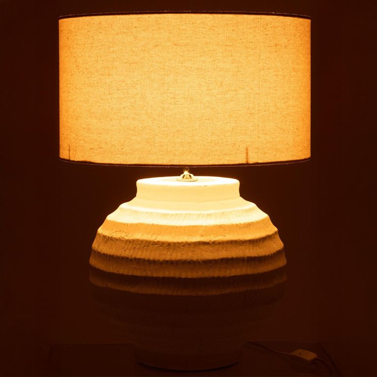 Table Lamp - Terracotta White - Ceramic
