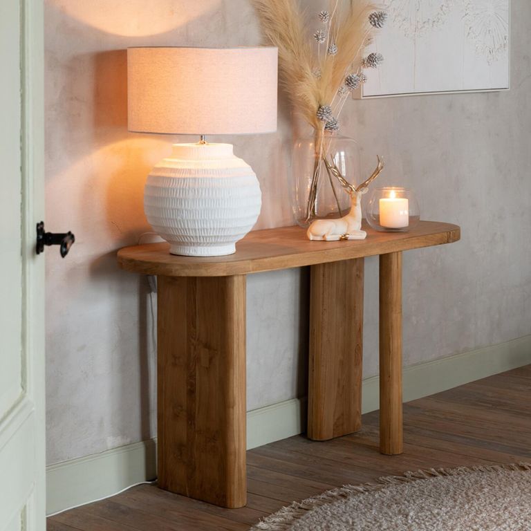 Table Lamp - Terracotta White - Ceramic