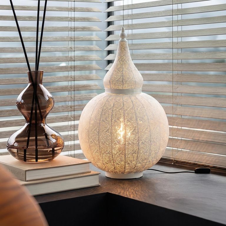 Aladin Table Lamp - Large - White - Metal