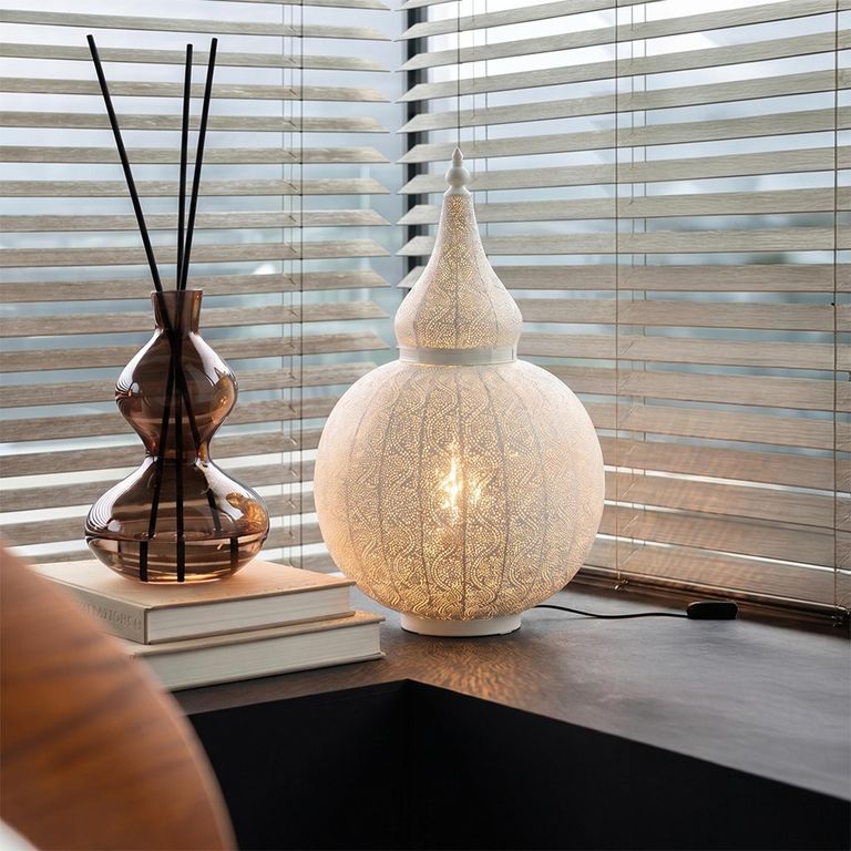 Aladin Table Lamp - Small - White - Metal