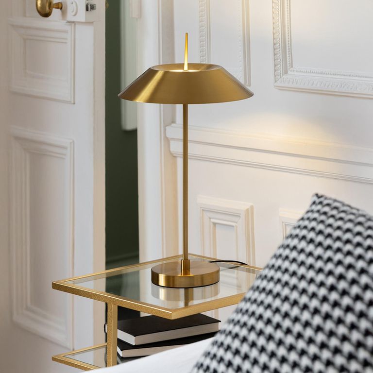 LED Table Lamp - Gold - Metal