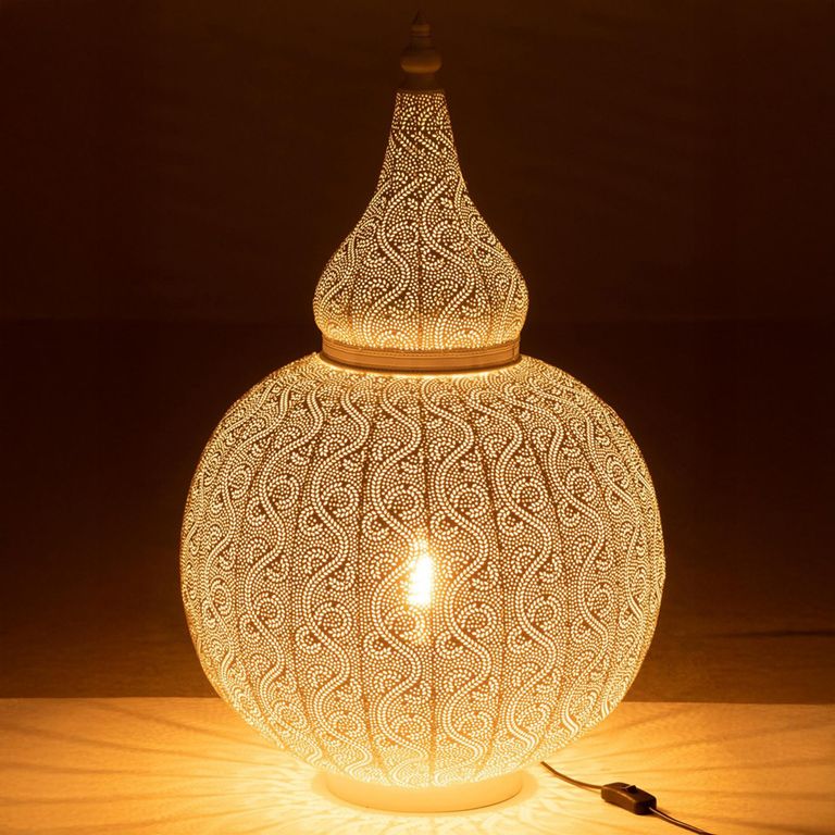 Aladin Table Lamp - Large - White - Metal