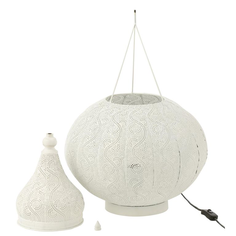 Aladin Table Lamp - Small - White - Metal