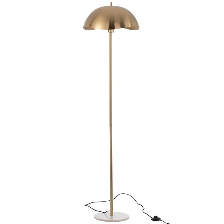 Floor Lamp - Gold - Marble and Metal