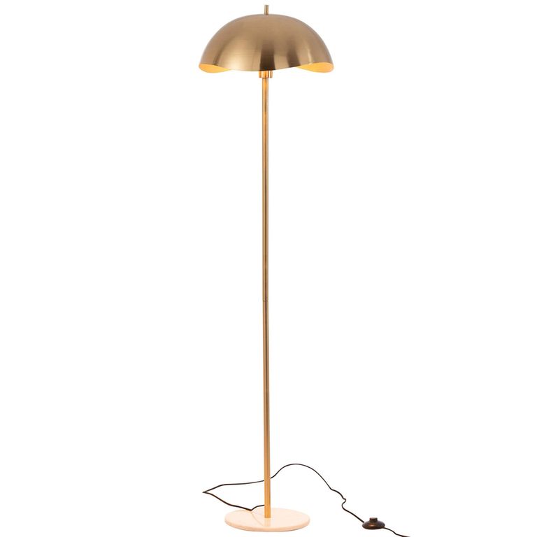 Floor Lamp - Gold - Marble and Metal