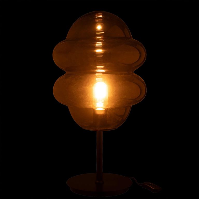 Honey Spoon Table Lamp - Grey - Glass