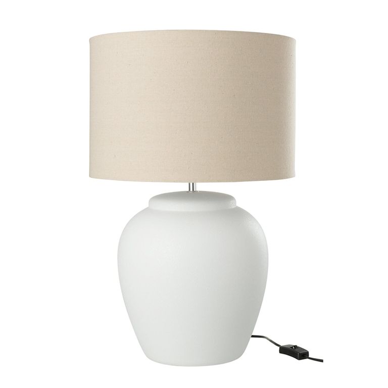 Meli Table Lamp - White - Ceramic