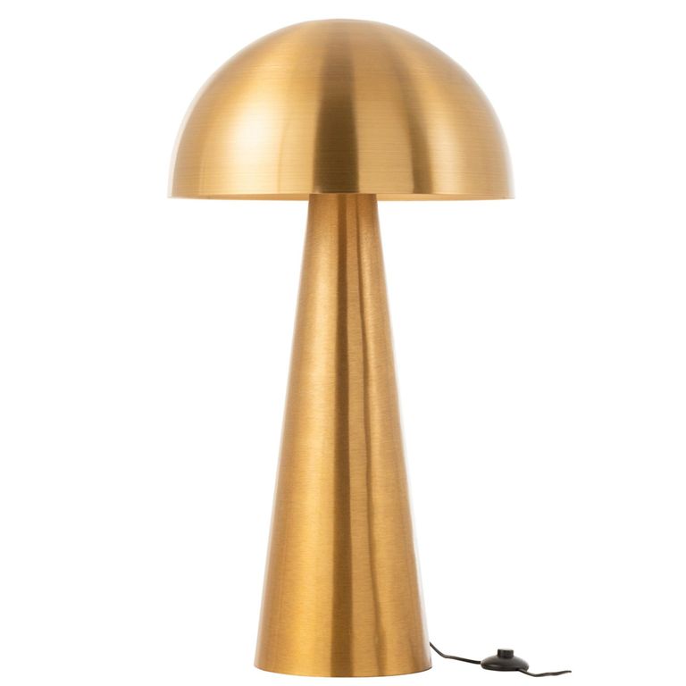 Mushroom Floor Lamp - Gold - Metal