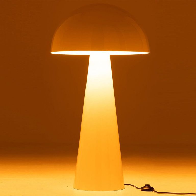 Mushroom Floor Lamp - Shining White - Metal