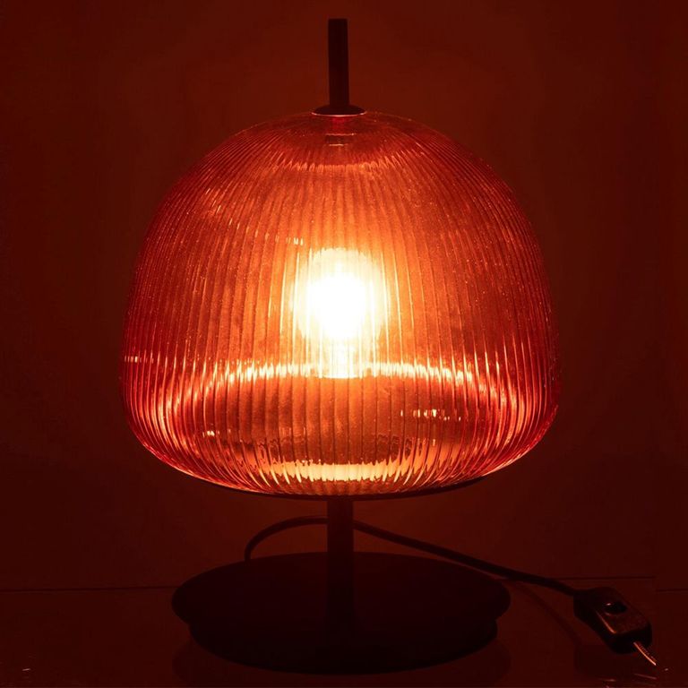 Oasis Table Lamp - Red - Glass