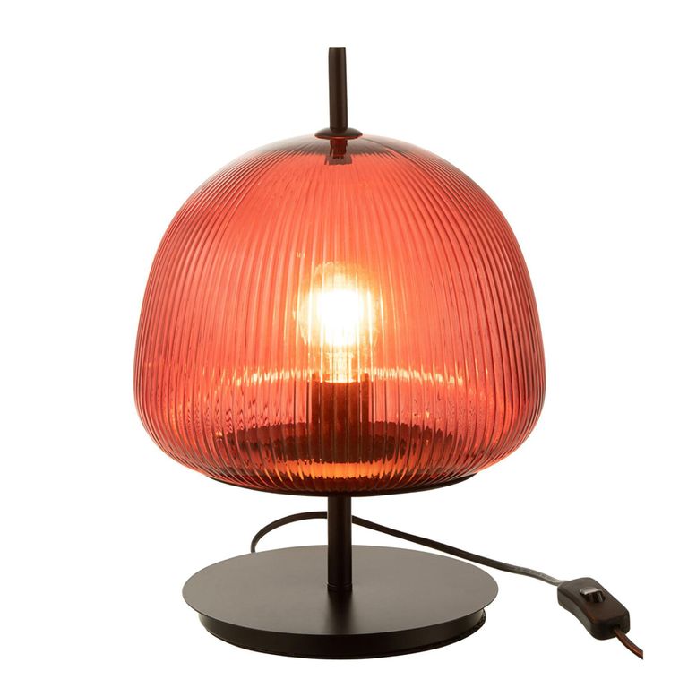 Oasis Table Lamp - Red - Glass