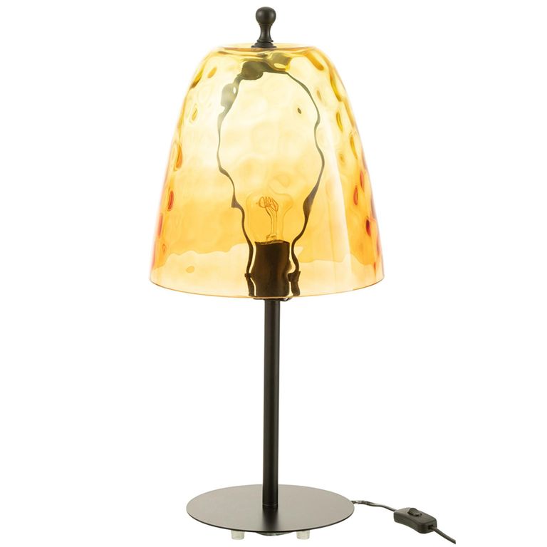 Oceane Table Lamp - Yellow - Glass
