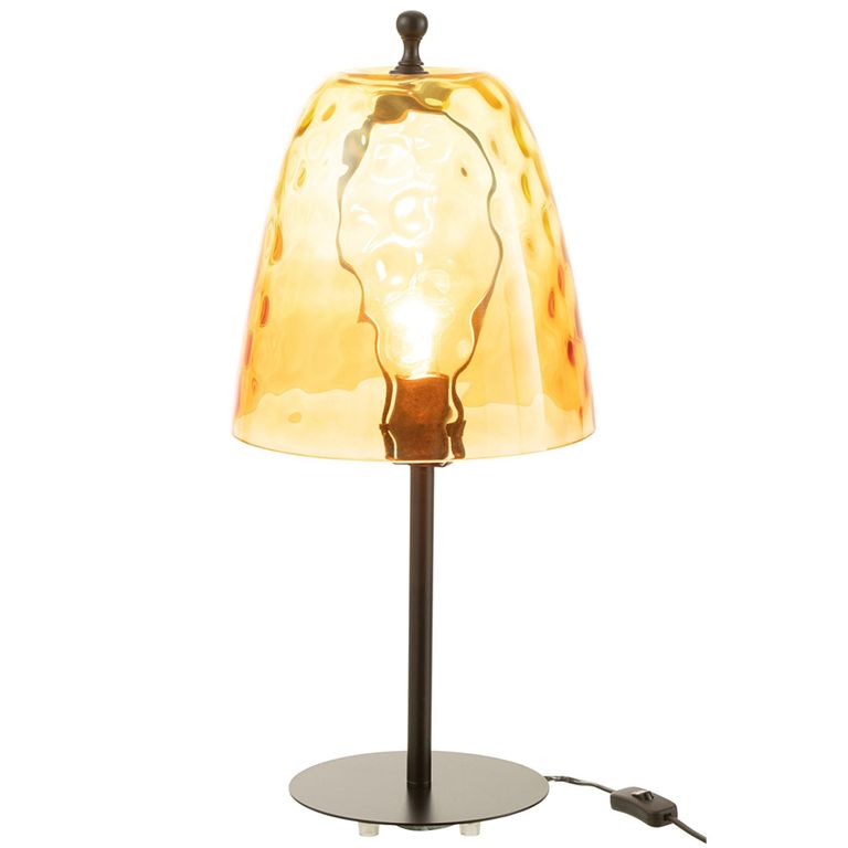 Oceane Table Lamp - Yellow - Glass