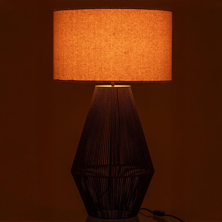 Striing Table Lamp - Black - Paper and Metal
