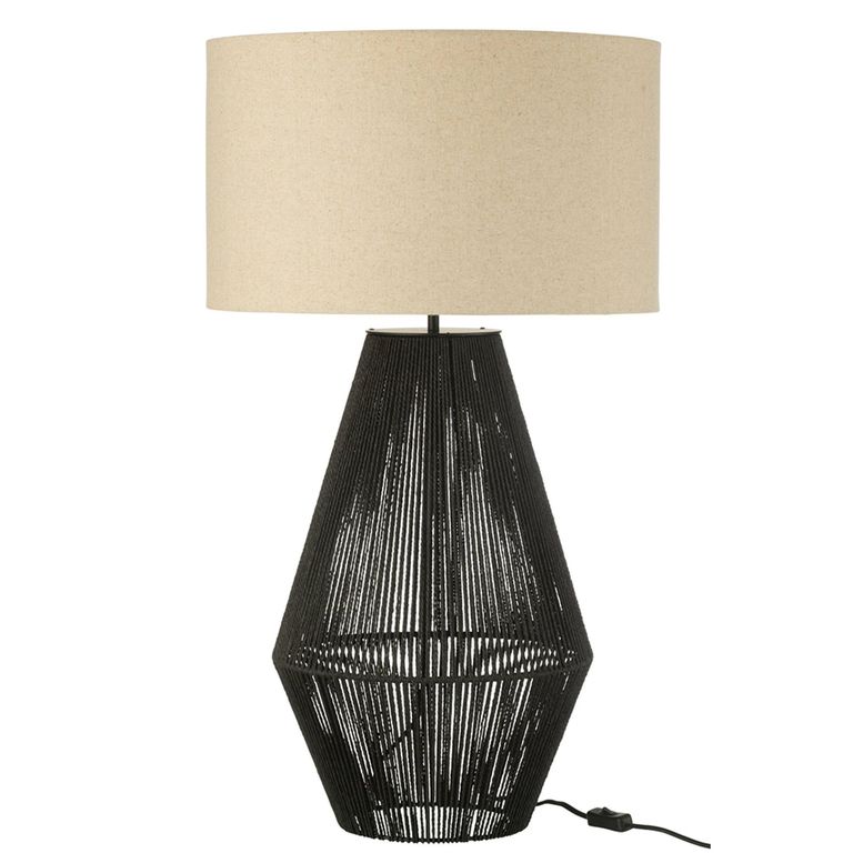 Striing Table Lamp - Black - Paper and Metal