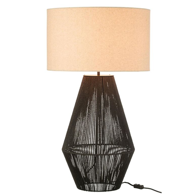 Striing Table Lamp - Black - Paper and Metal