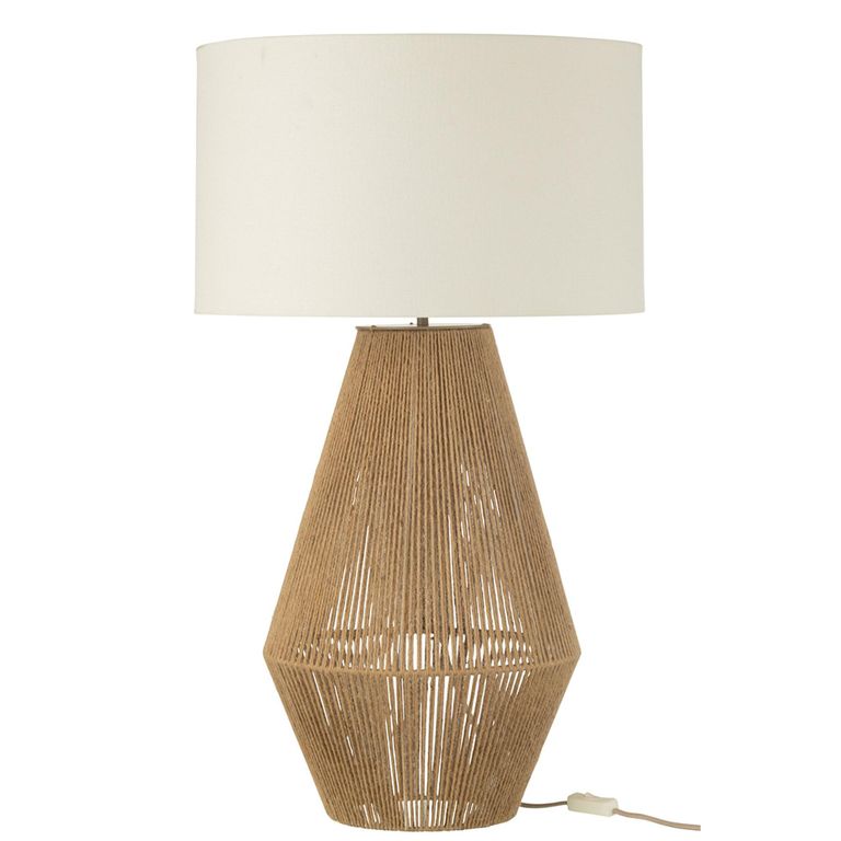 Striing Table Lamp - Natural - Jute and Metal