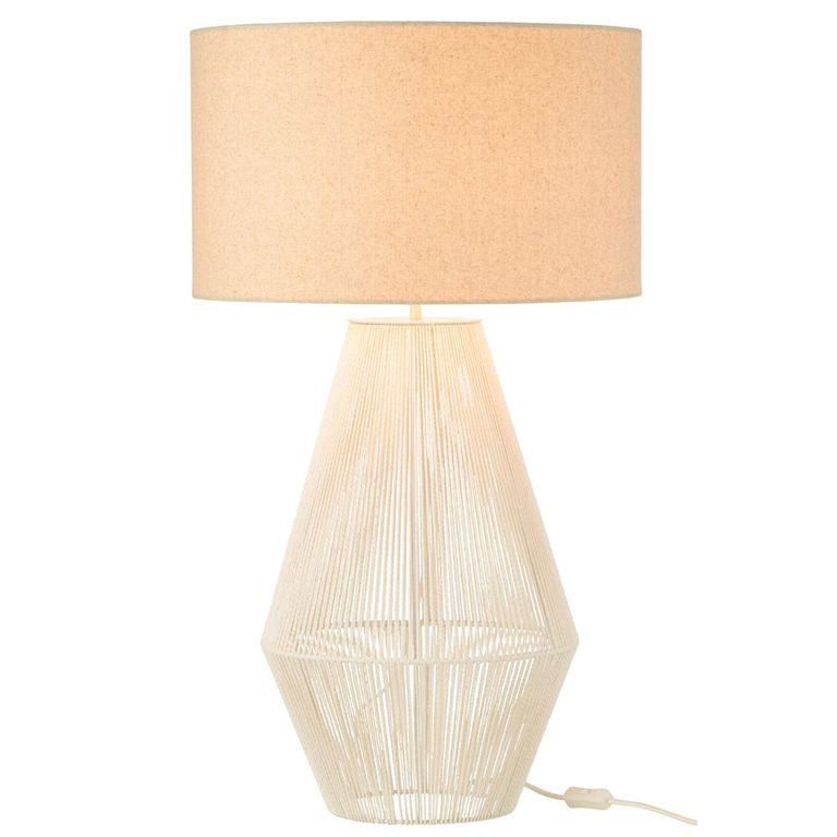 Striing Table Lamp - White - Paper and Metal