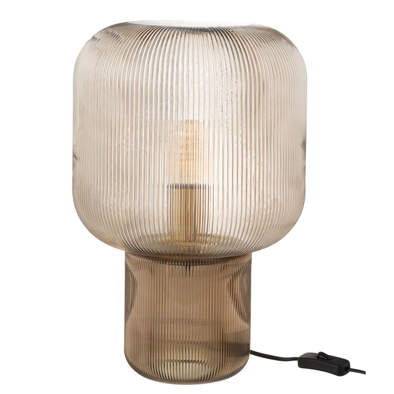 Table Lamp - Brown - Glass