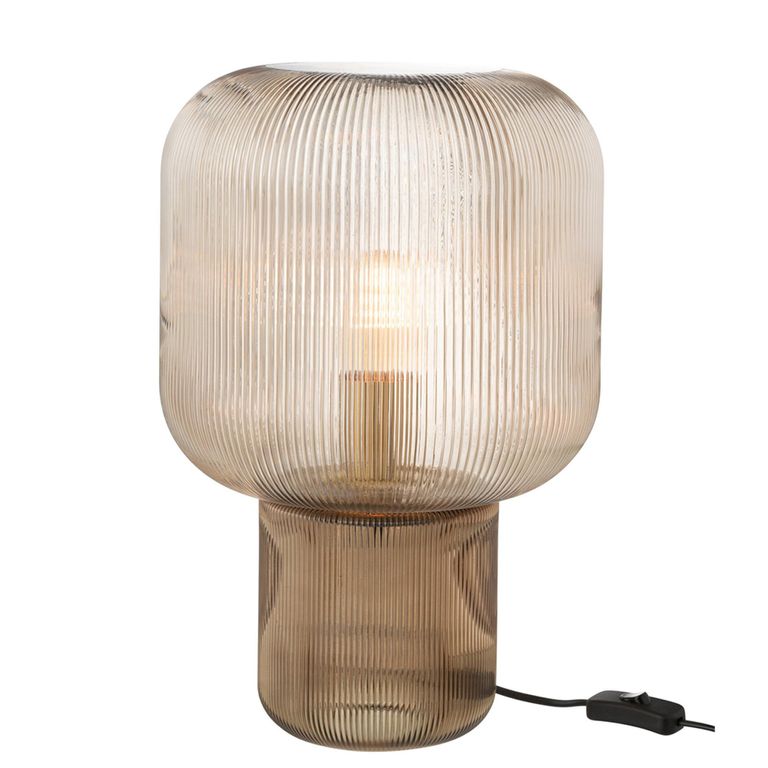 Table Lamp - Brown - Glass