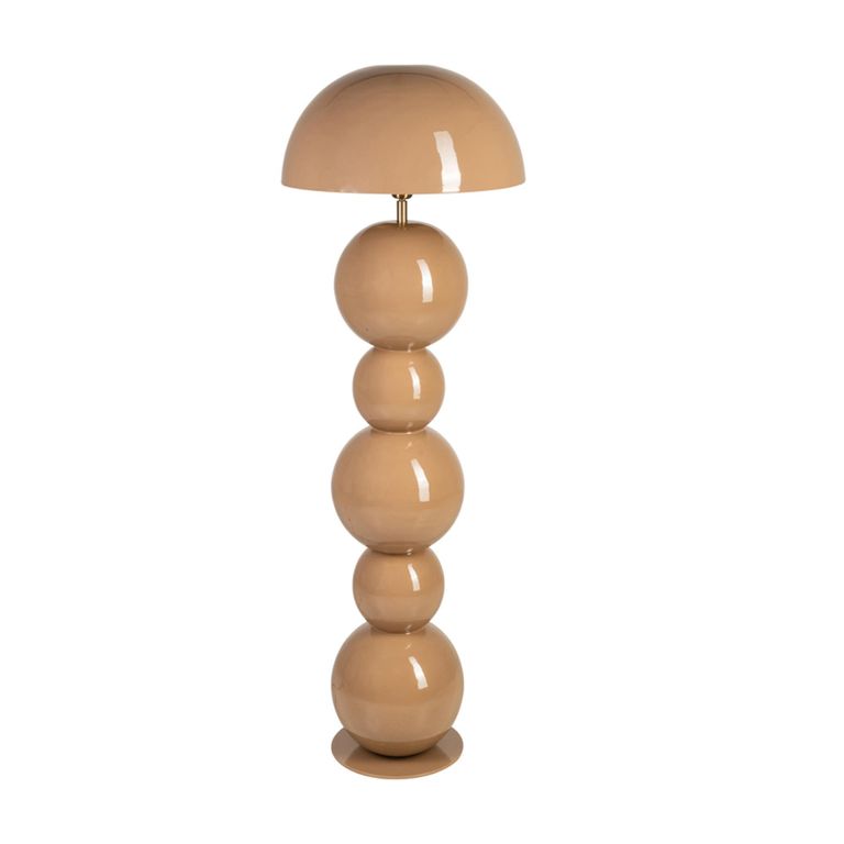 Hasden Floor Lamp - Mocha Mousse - Metal