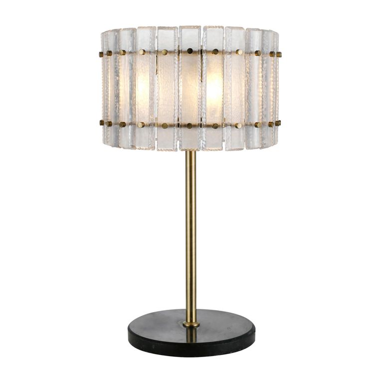 Felina Table Lamp - Round - Bronze - Glass