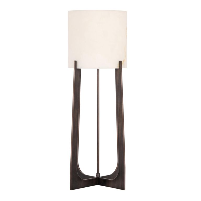 Loura Table Lamp - Round - Bronze - Large - Marble